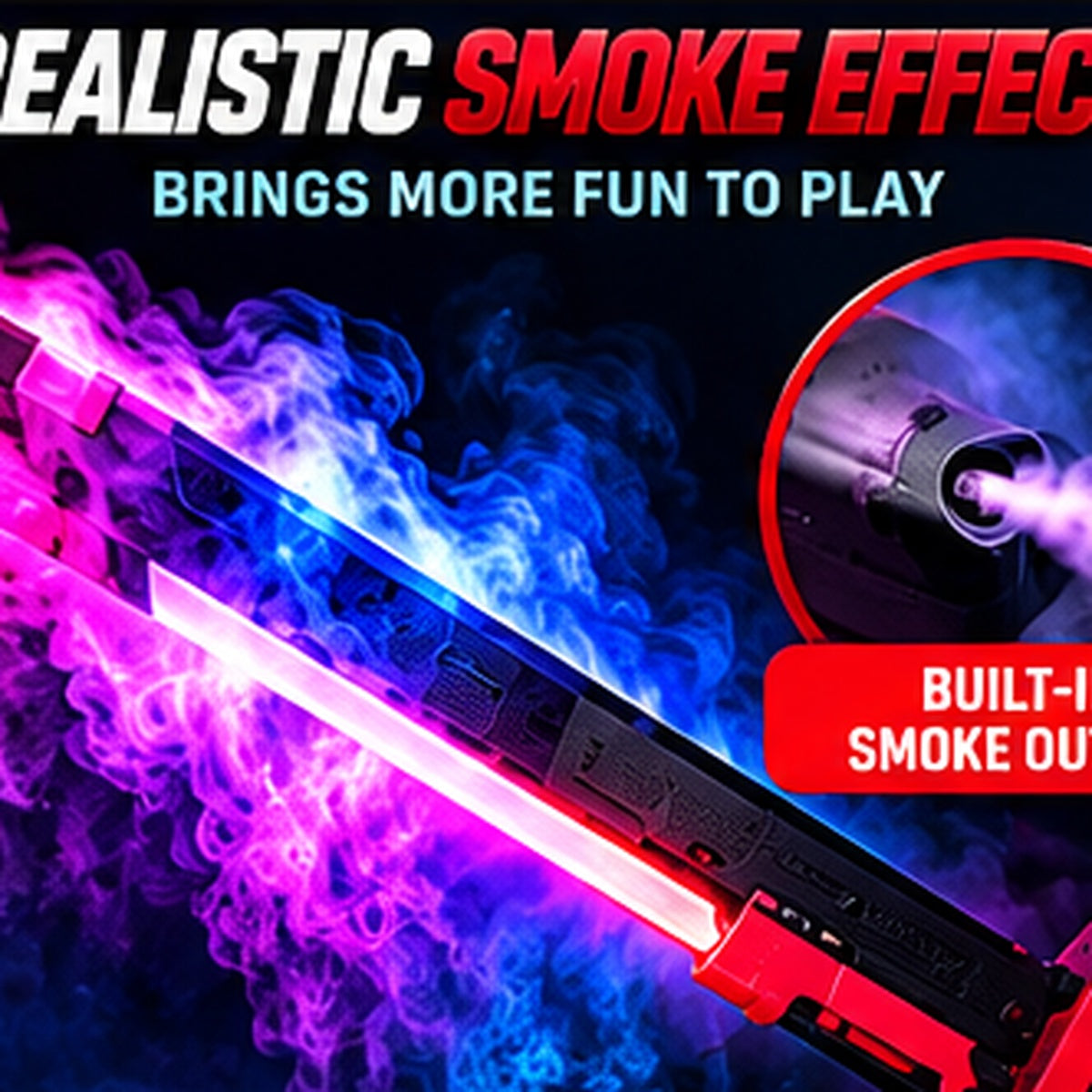 Light & Music Smoke Toy Sword