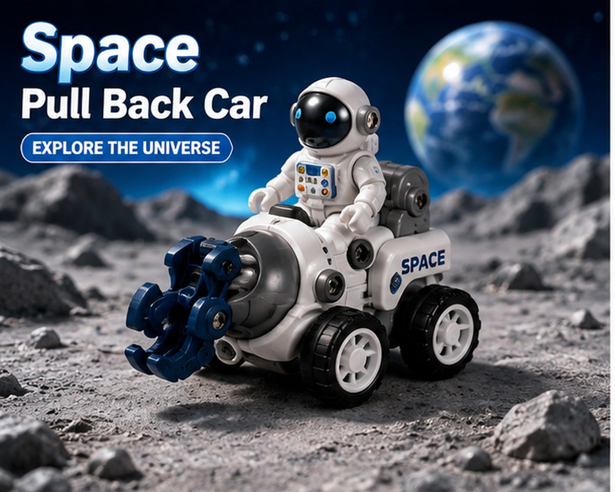 8-Piece Space Pull-Back Car Set