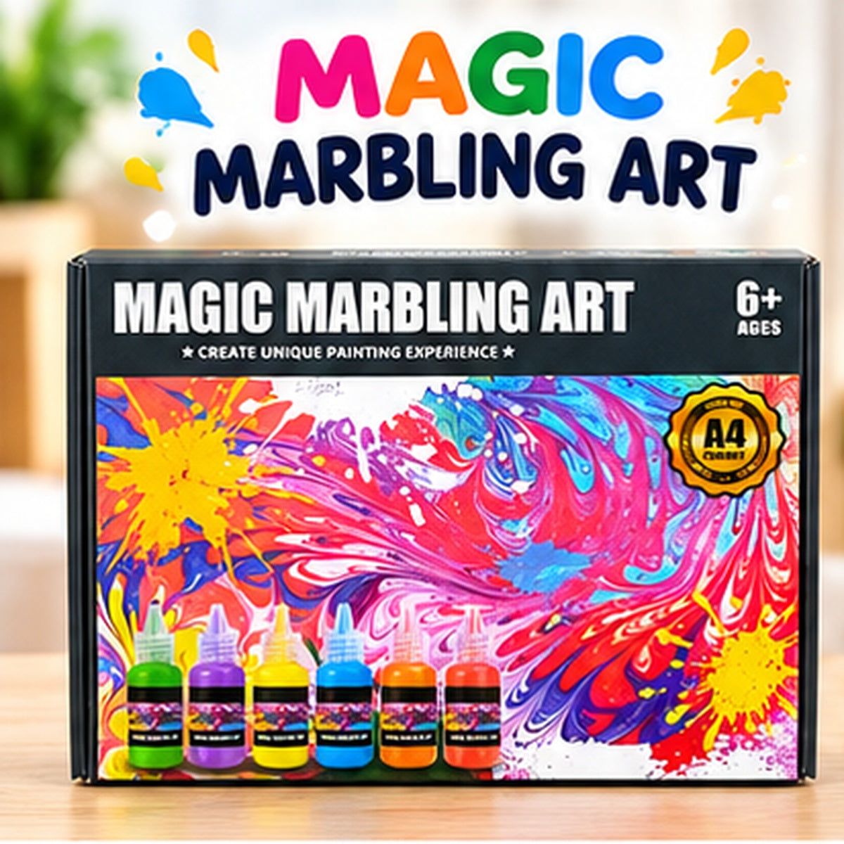 Magic Marbling Art Kit for Kids