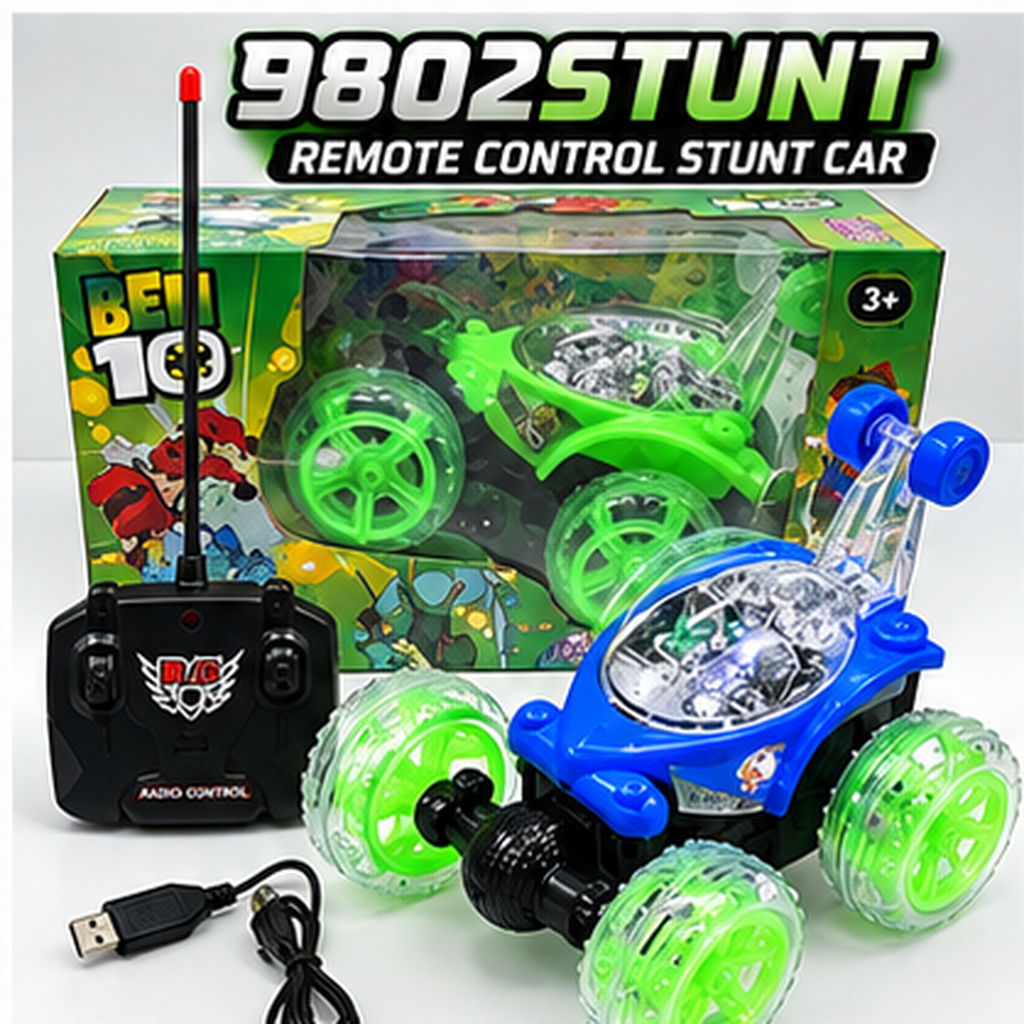 360° Rotating RC Stunt Car