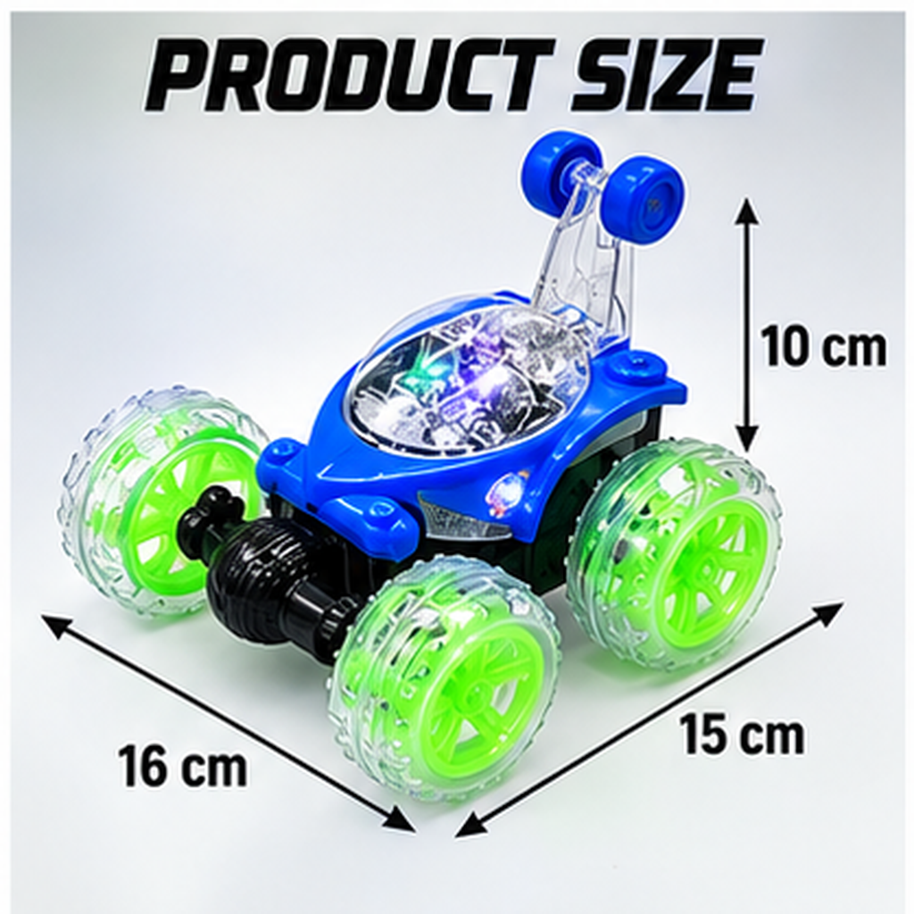 360° Rotating RC Stunt Car