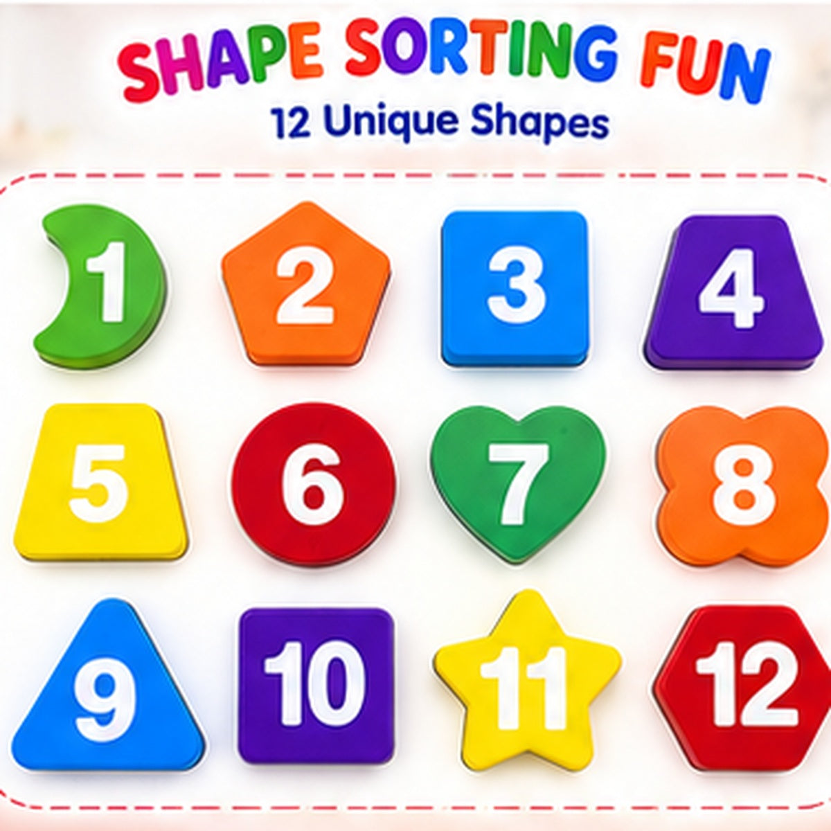 Wooden Number Puzzle Clock for Kids