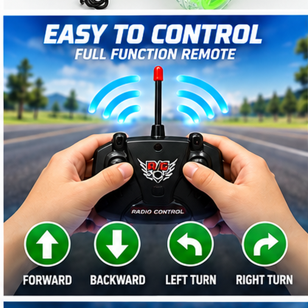 360° Rotating RC Stunt Car