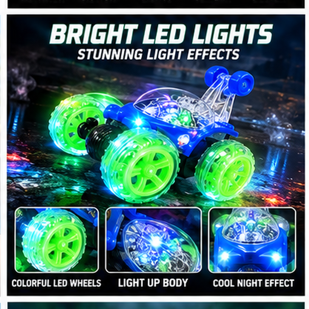 360° Rotating RC Stunt Car