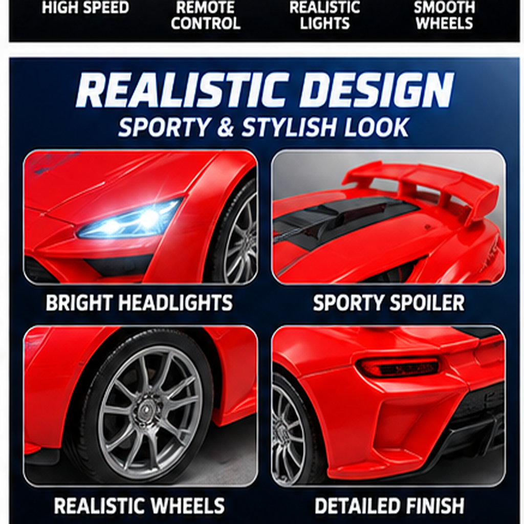 High-Speed RC Sports Car
