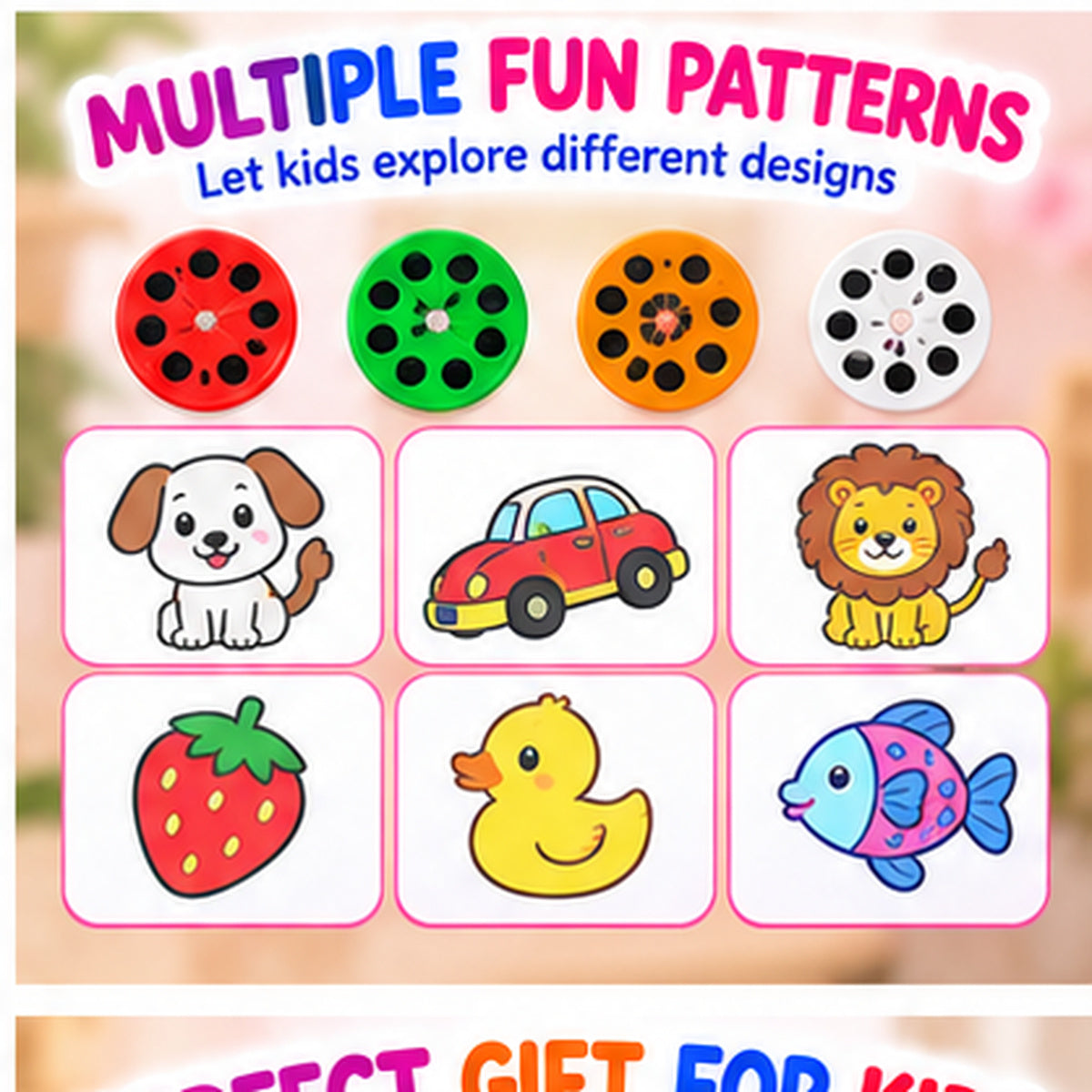Kids Projector Painting Set with 12 Watercolour Pens