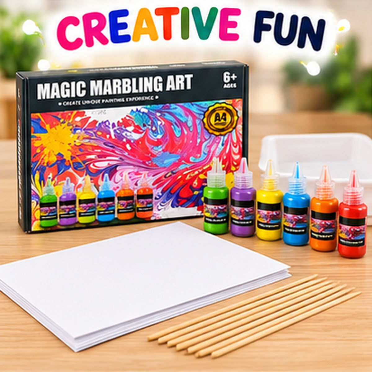 Magic Marbling Art Kit for Kids