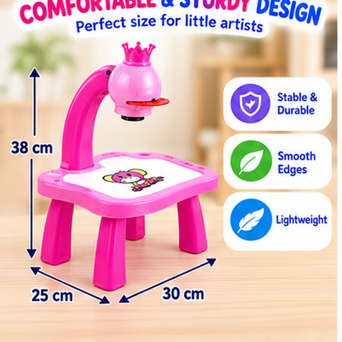 Kids Projector Painting Set with 12 Watercolour Pens