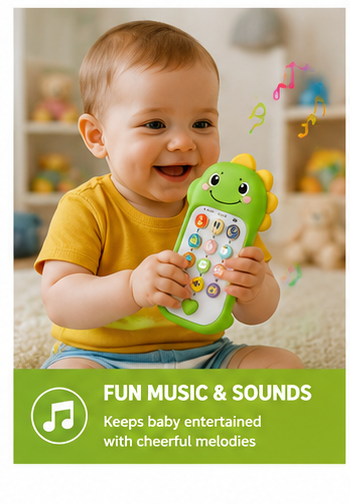 Baby Steering Wheel & Key Set – Interactive Lights, Sounds & Music Toy - image 4