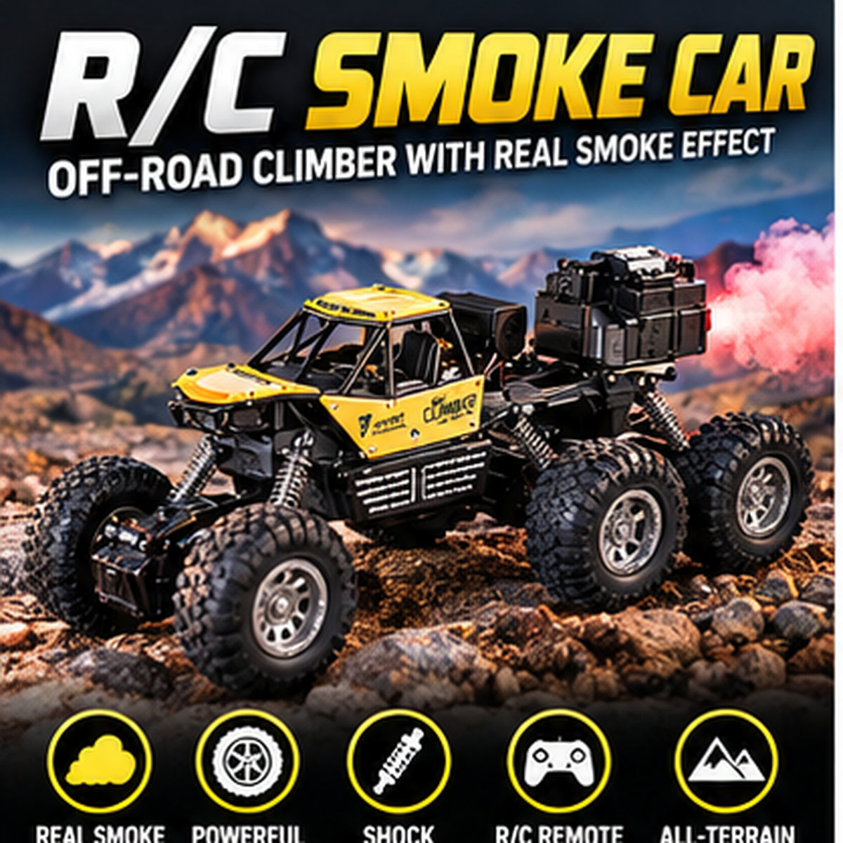 RC Rechargeable Smoke Off-Road Car