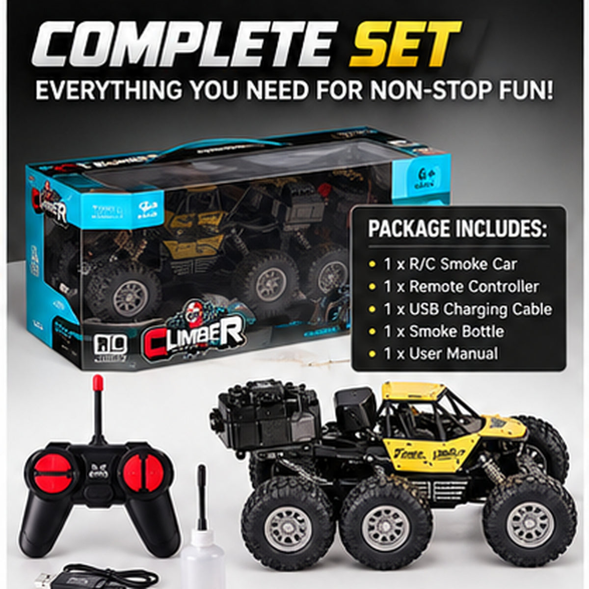 RC Rechargeable Smoke Off-Road Car