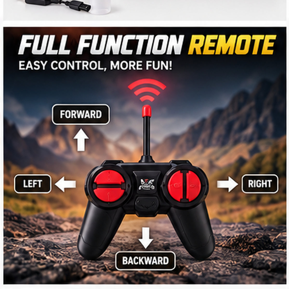 RC Rechargeable Smoke Off-Road Car