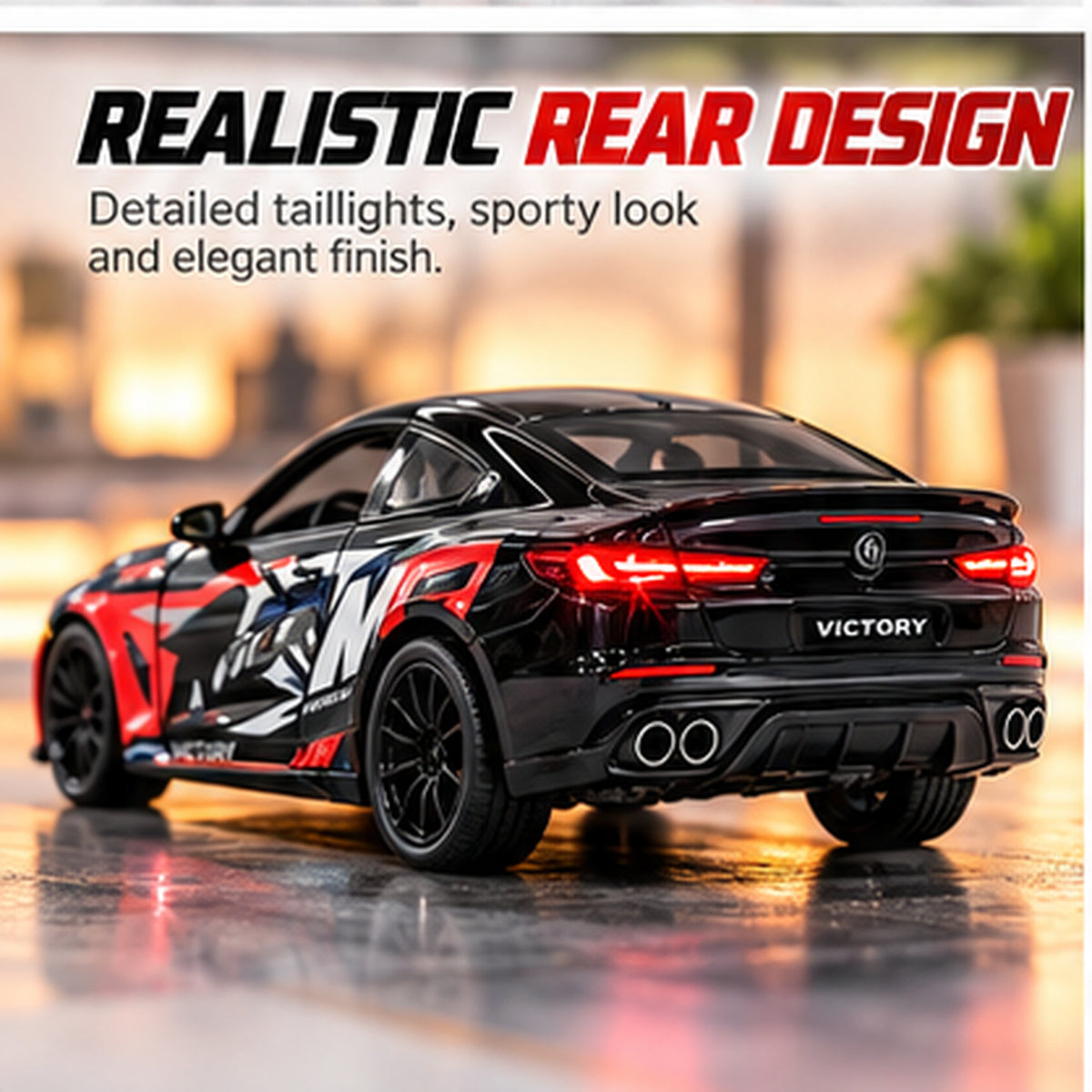 1:24 Scale Die-Cast Sports Car Model