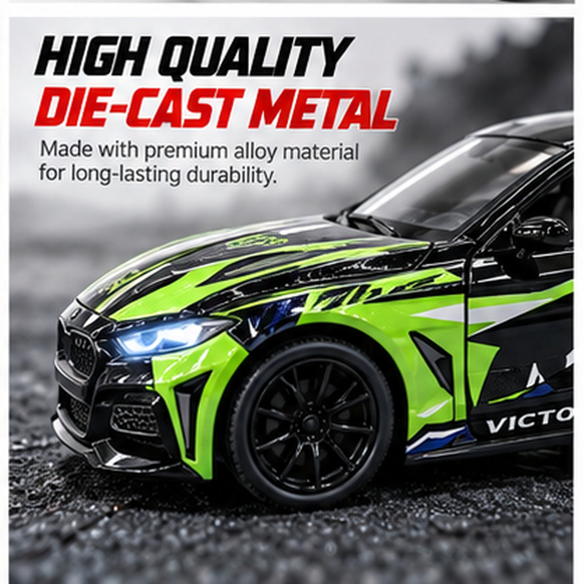 1:24 Scale Die-Cast Sports Car Model