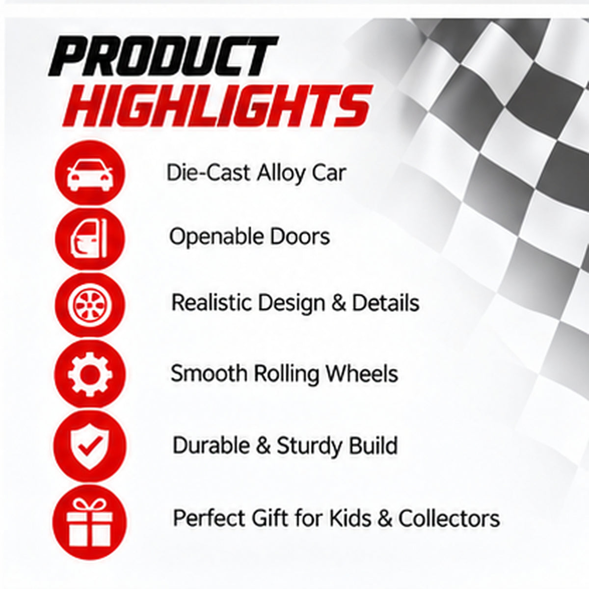 1:24 Scale Die-Cast Sports Car Model