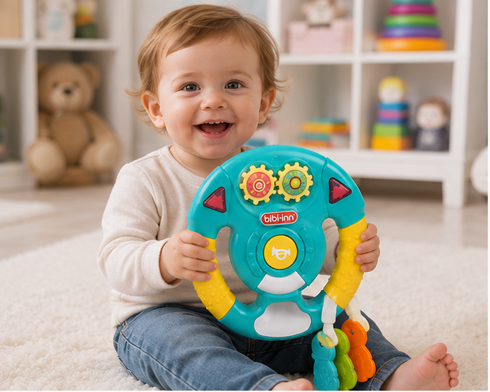 Kids Steering Wheel & Key Set