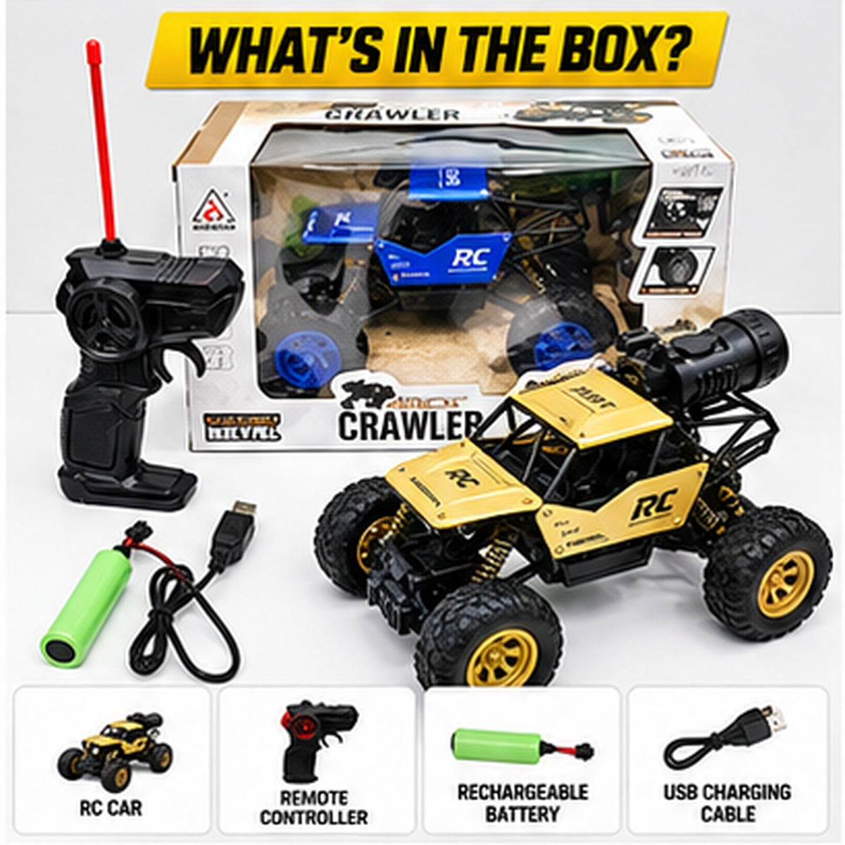 1:16 Remote Control Rock Crawler Off-Road Car