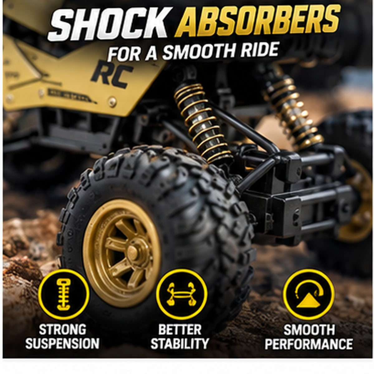 1:16 Remote Control Rock Crawler Off-Road Car