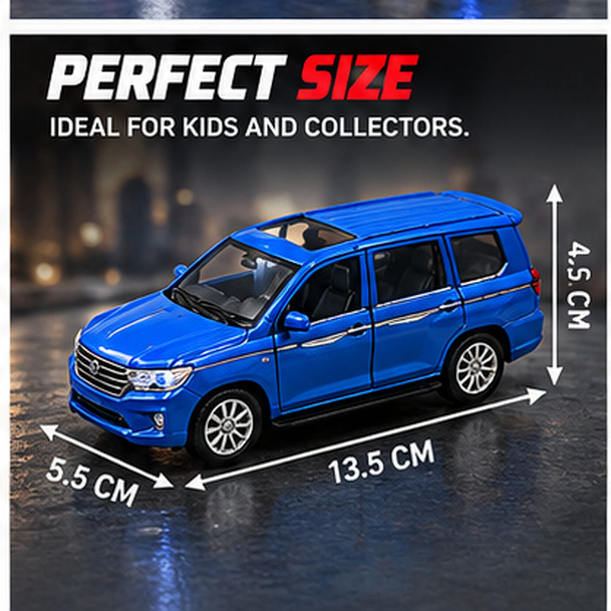 12pcs Miniature 1:32 Die-Cast Model Van Set