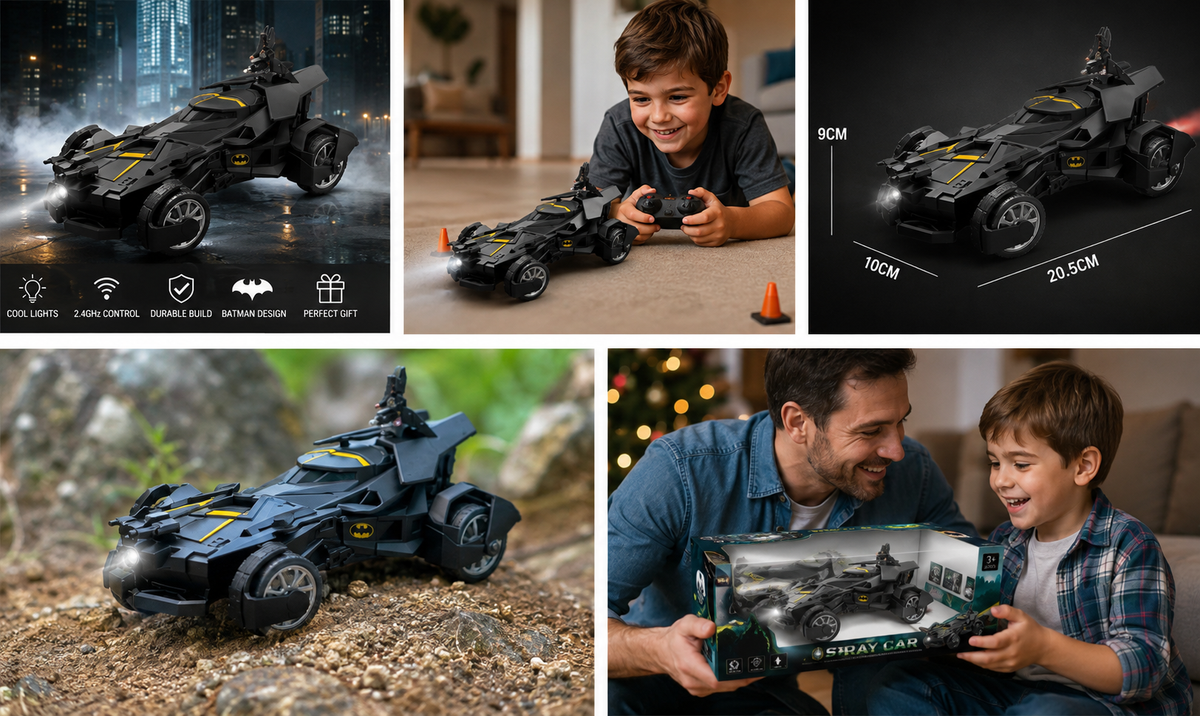 R/C 5CH Batman Car with Smoke Effect