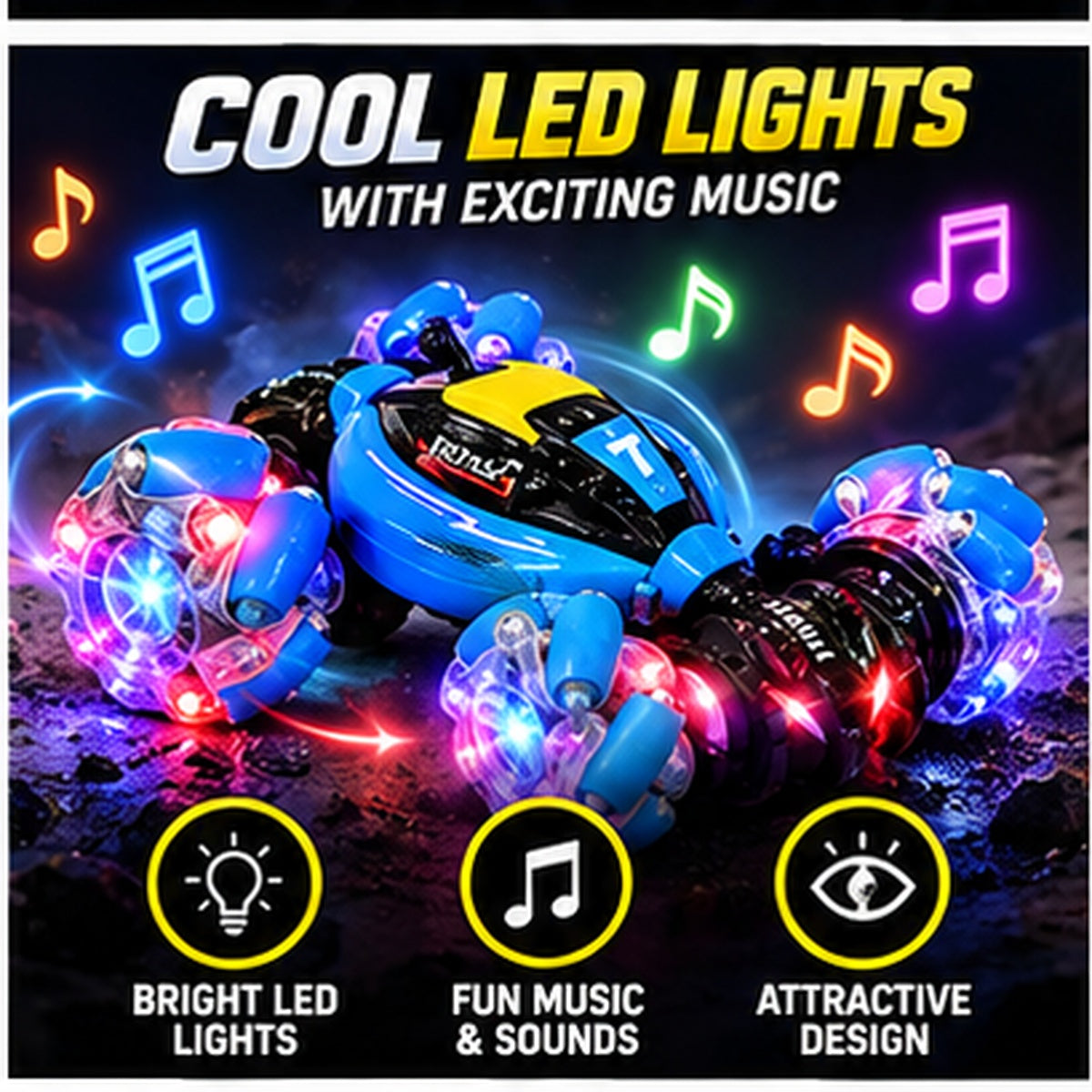 Remote Control Twist Stunt Car