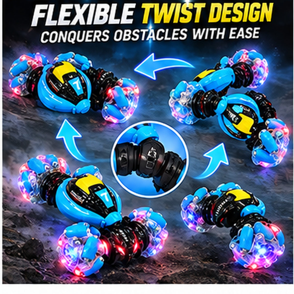 Remote Control Twist Stunt Car