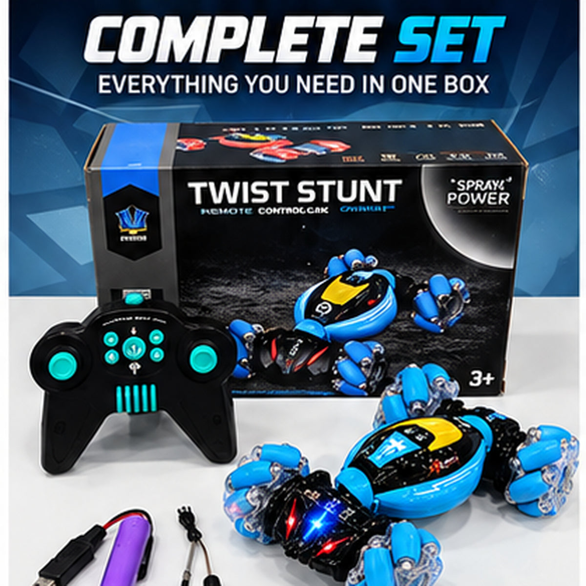 Remote Control Twist Stunt Car