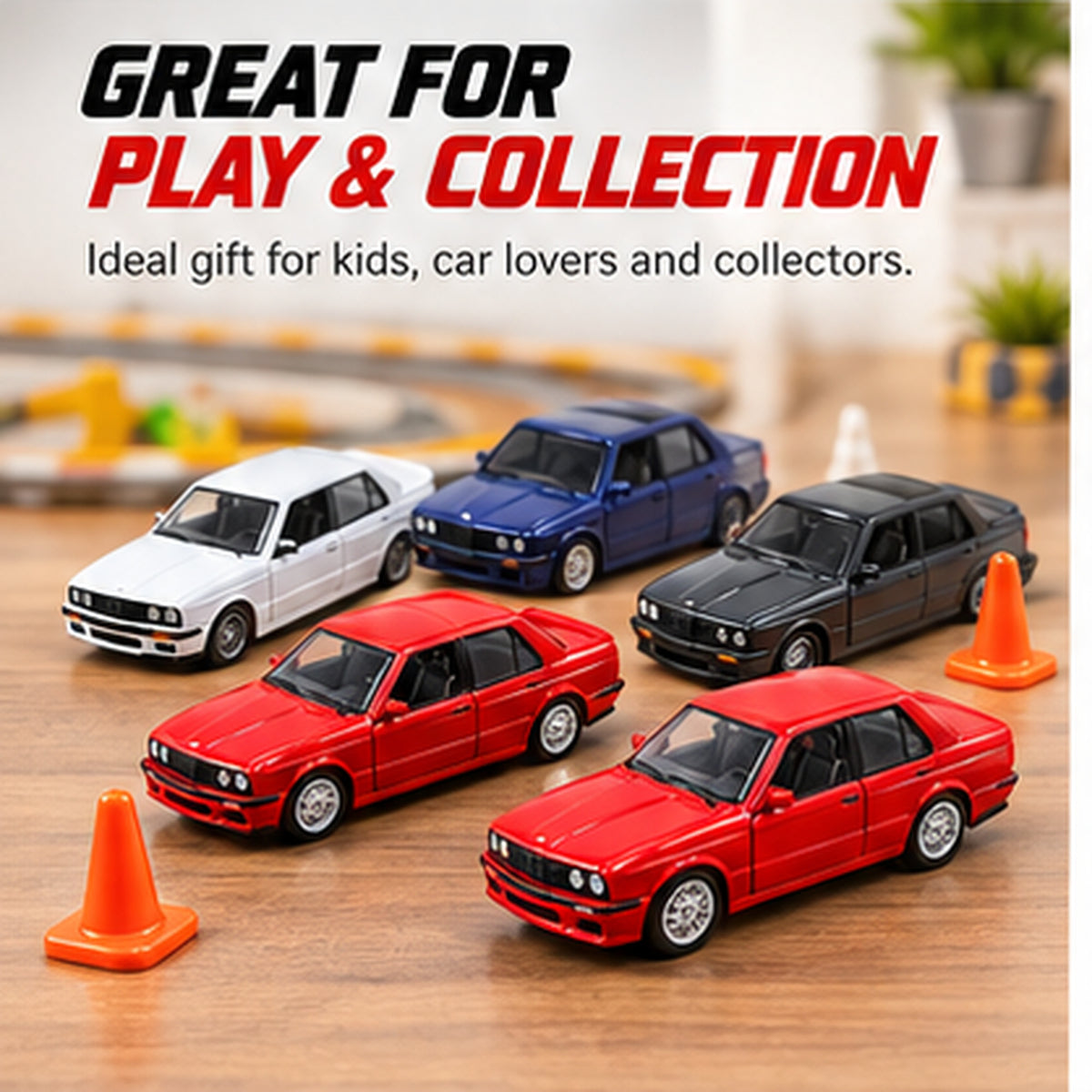 6pcs Miniature Die-Cast Sports Car Model Set