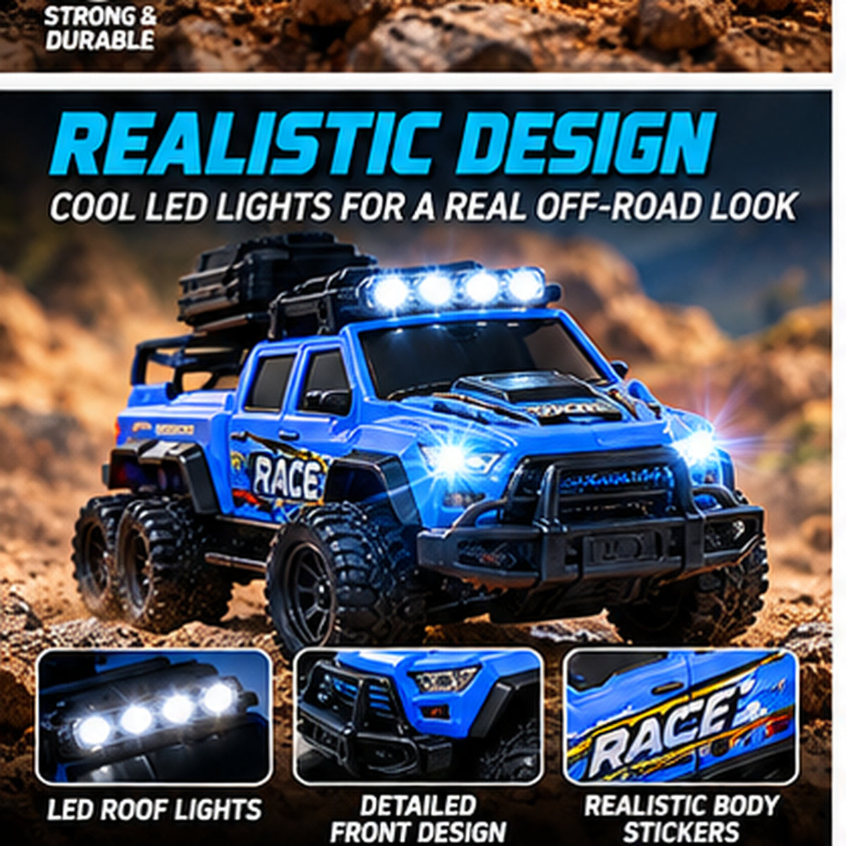 RC Off-Road Rechargeable 4x4 SUV