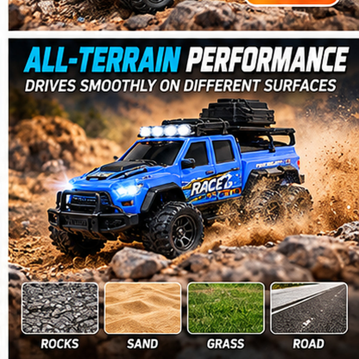RC Off-Road Rechargeable 4x4 SUV