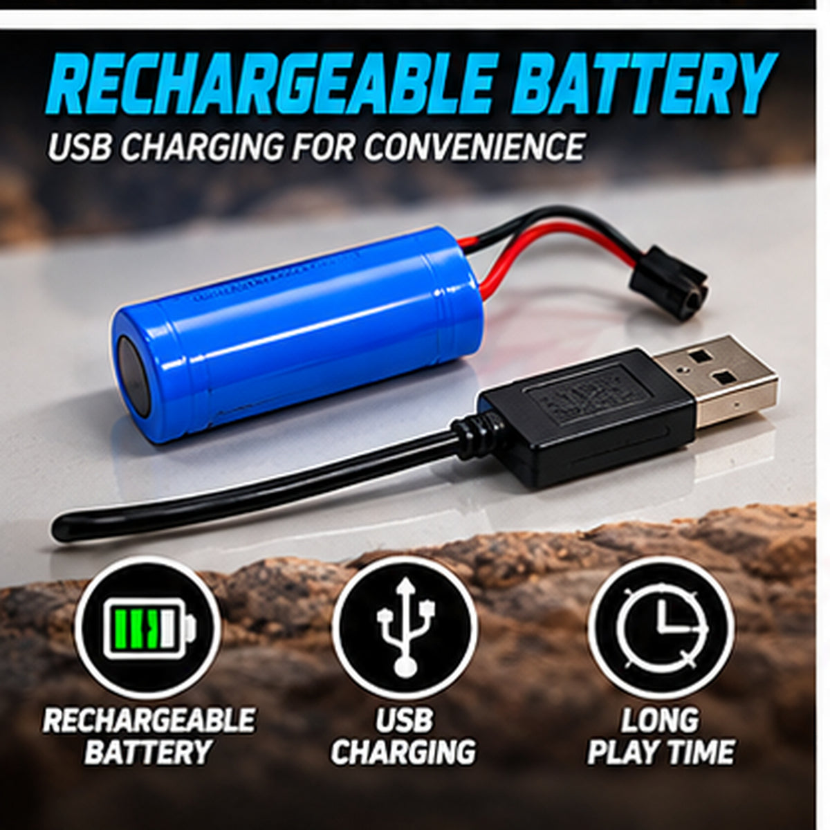 RC Off-Road Rechargeable 4x4 SUV