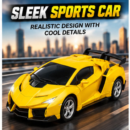 Remote Control Transforming Sports Car