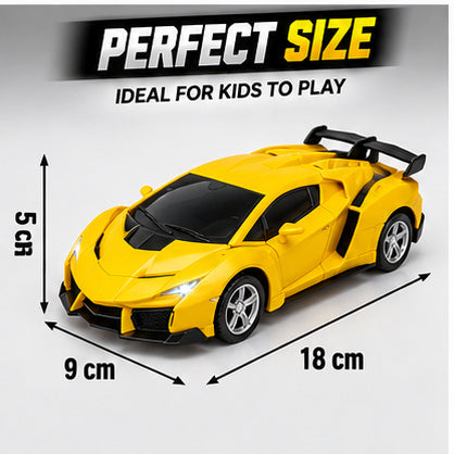 Remote Control Transforming Sports Car