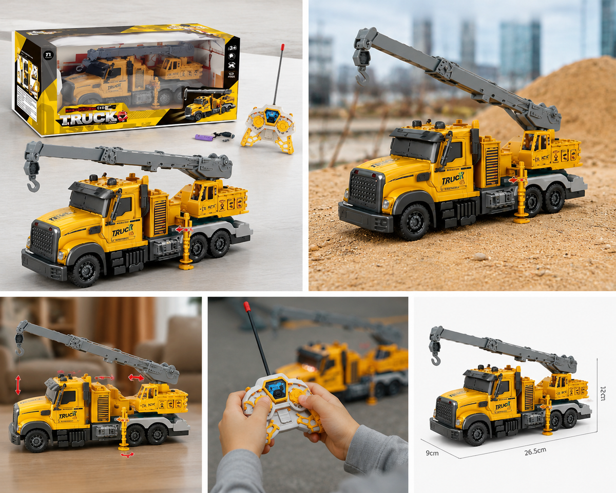 1:30 RC Crane Truck Toy