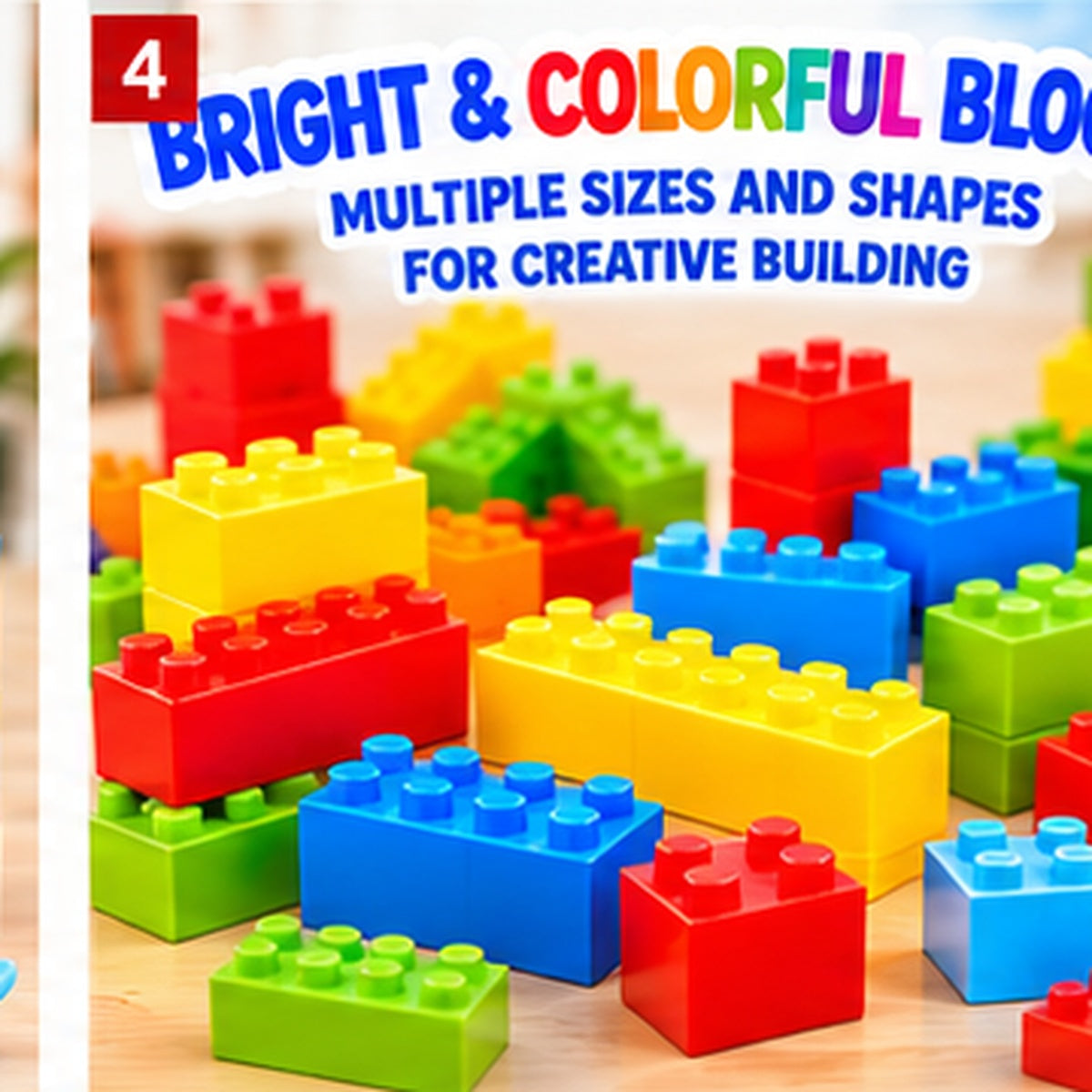 Colorful Animal Building Blocks Set