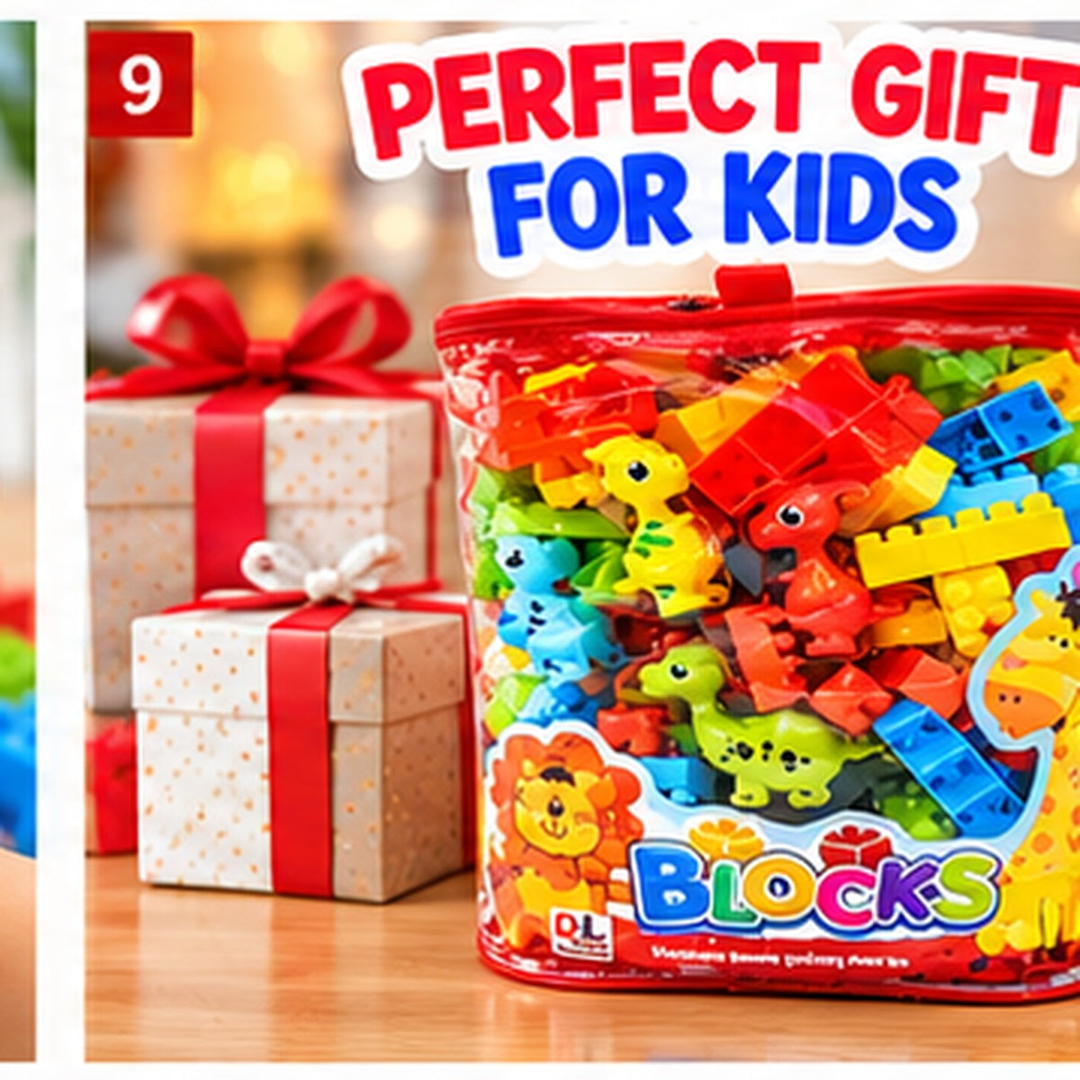 Colorful Animal Building Blocks Set