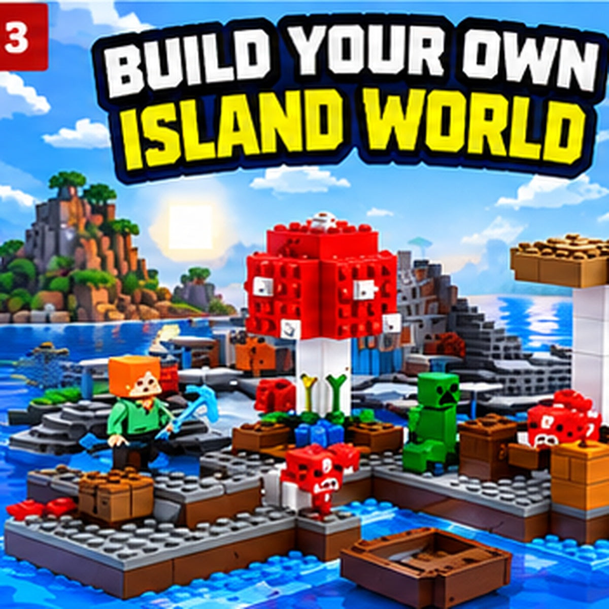 824-Piece Creative Construction Building Block Set