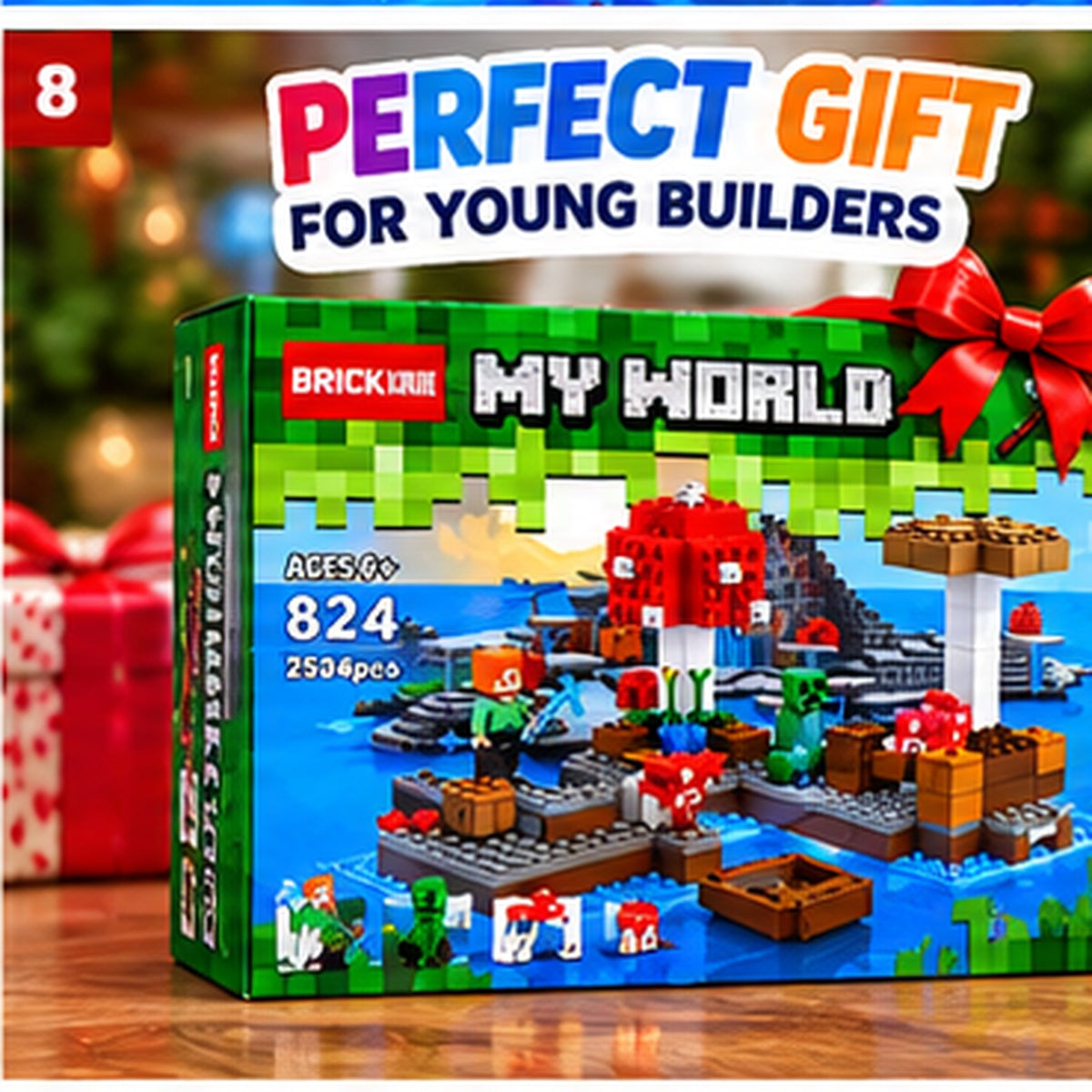 824-Piece Creative Construction Building Block Set