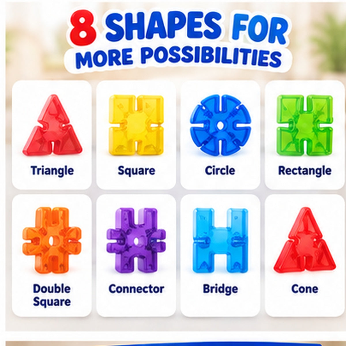 336-Piece Snowflake Building Blocks Set