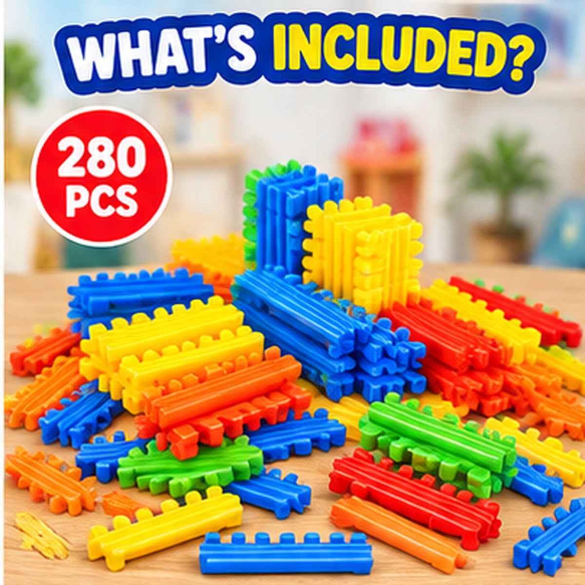 280-Piece Creative Construction Building Blocks