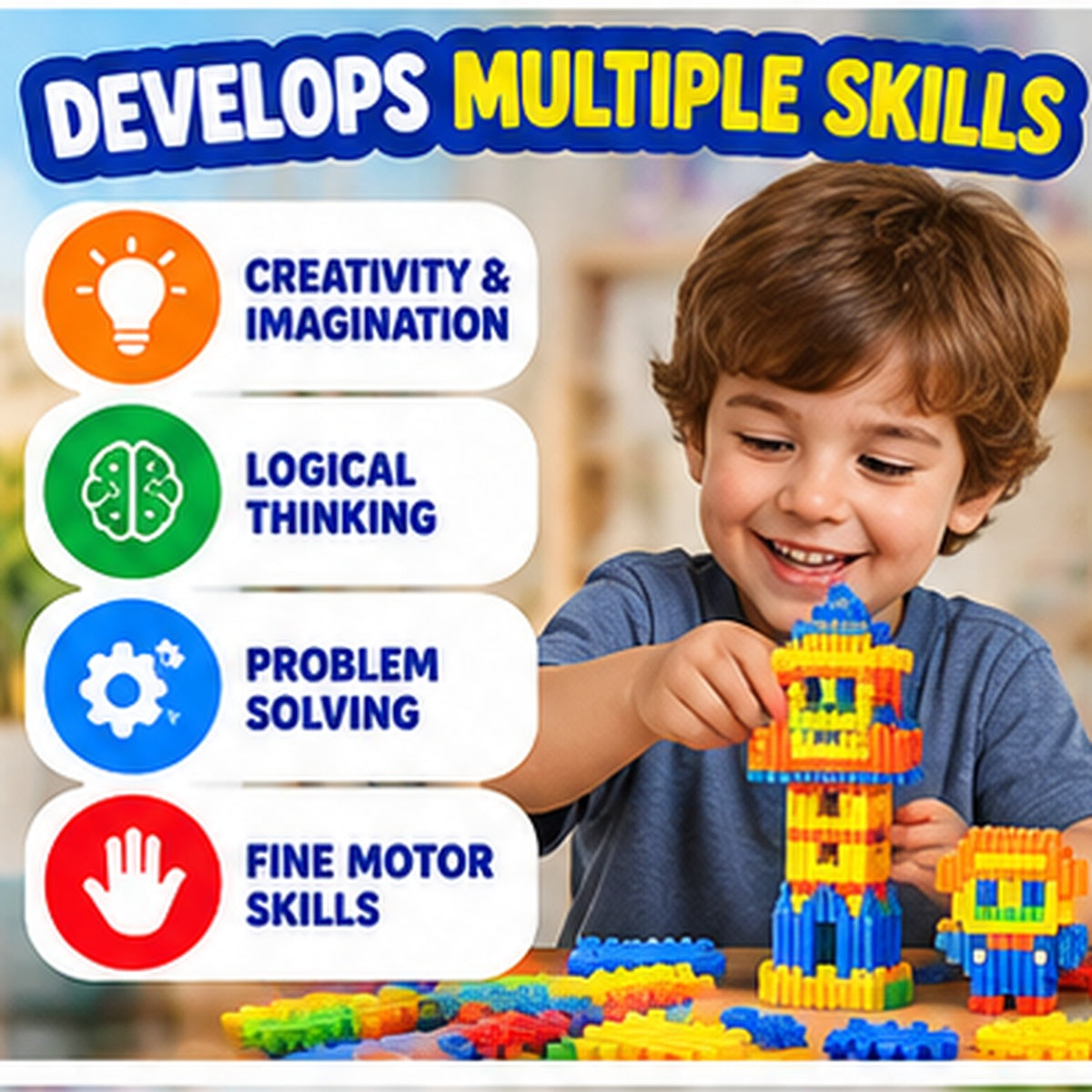 280-Piece Creative Construction Building Blocks