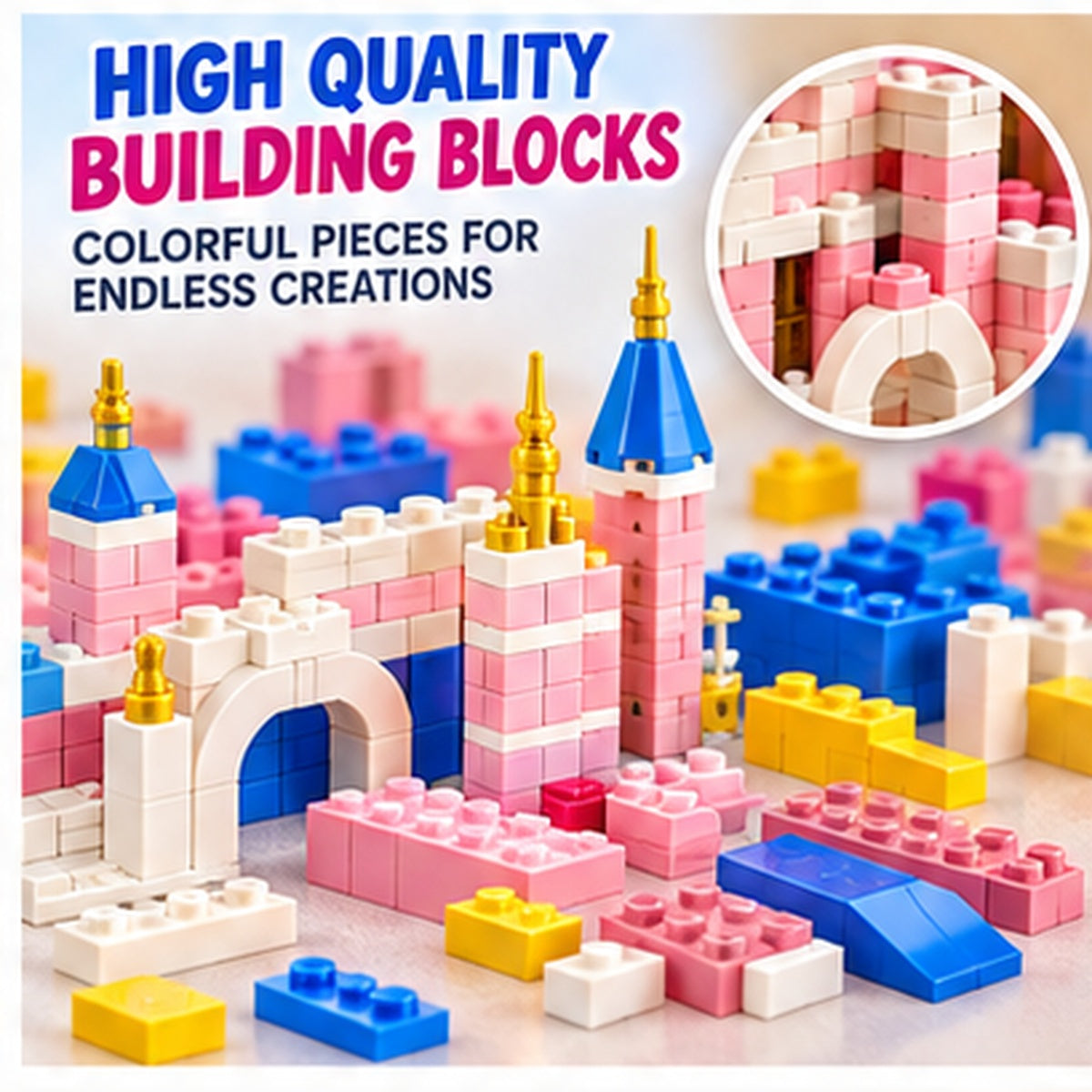 Fairytale Castle Building Blocks Set
