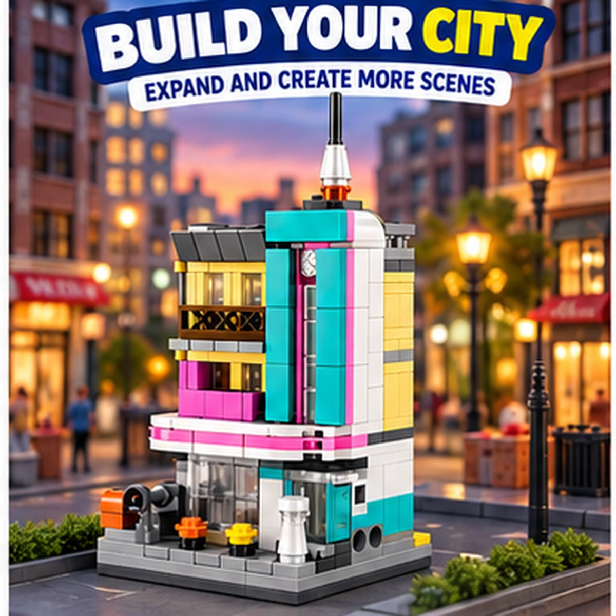 338-Piece Miniature Building Blocks Set