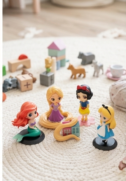 Mini Character Doll Set of 4