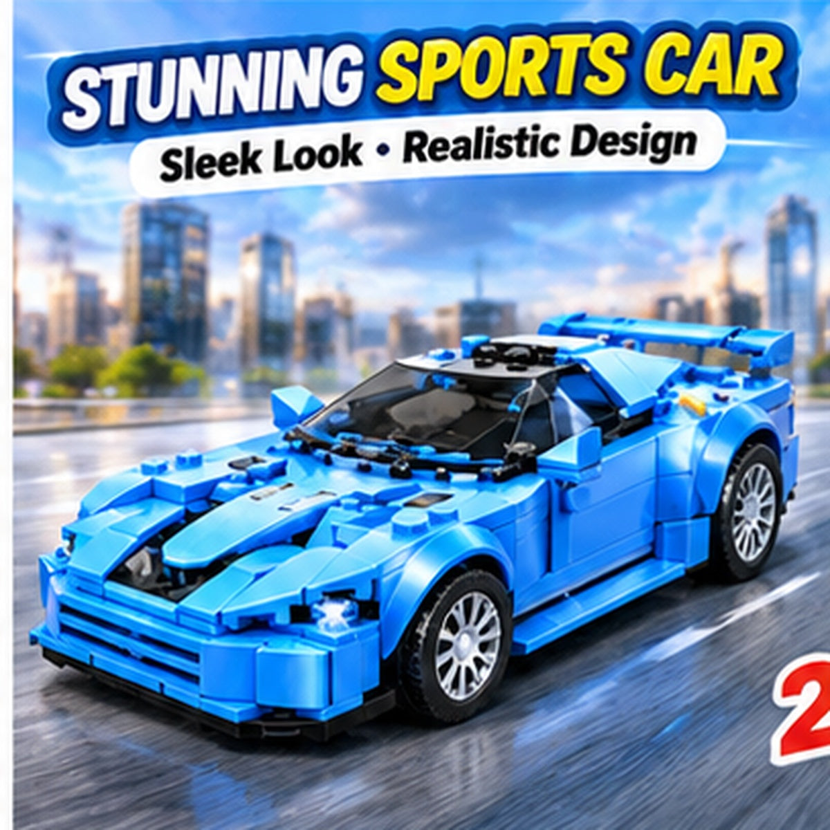 Robot Transforming Building Blocks Set – 355+ Pieces