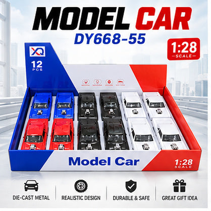 12pcs Miniature 1:28 Die-Cast Model Car Set