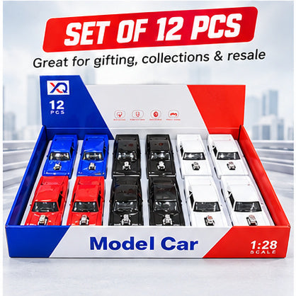 12pcs Miniature 1:28 Die-Cast Model Car Set