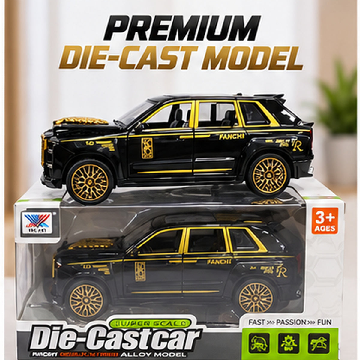 Die-Cast Police SUV Model Car