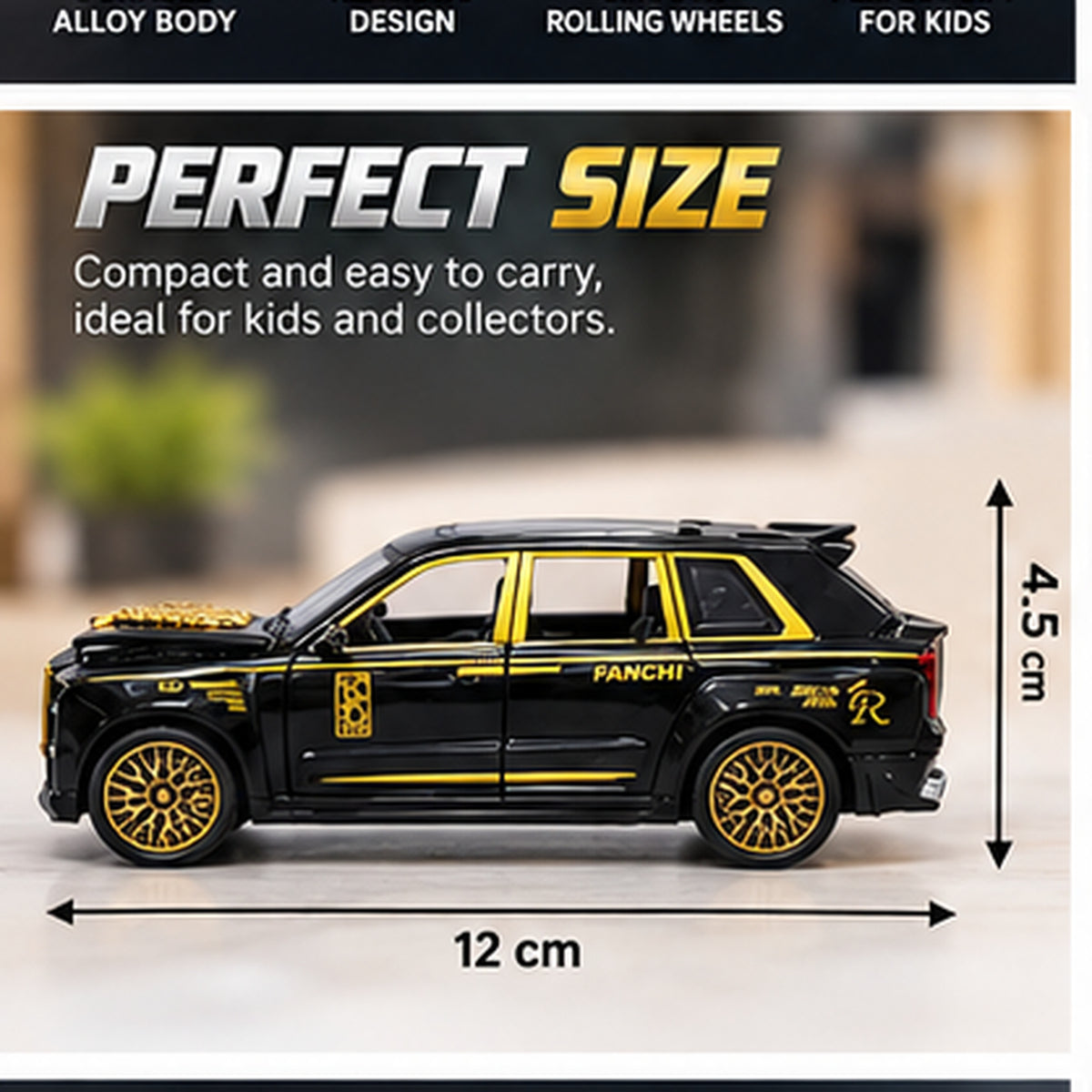 Die-Cast Police SUV Model Car