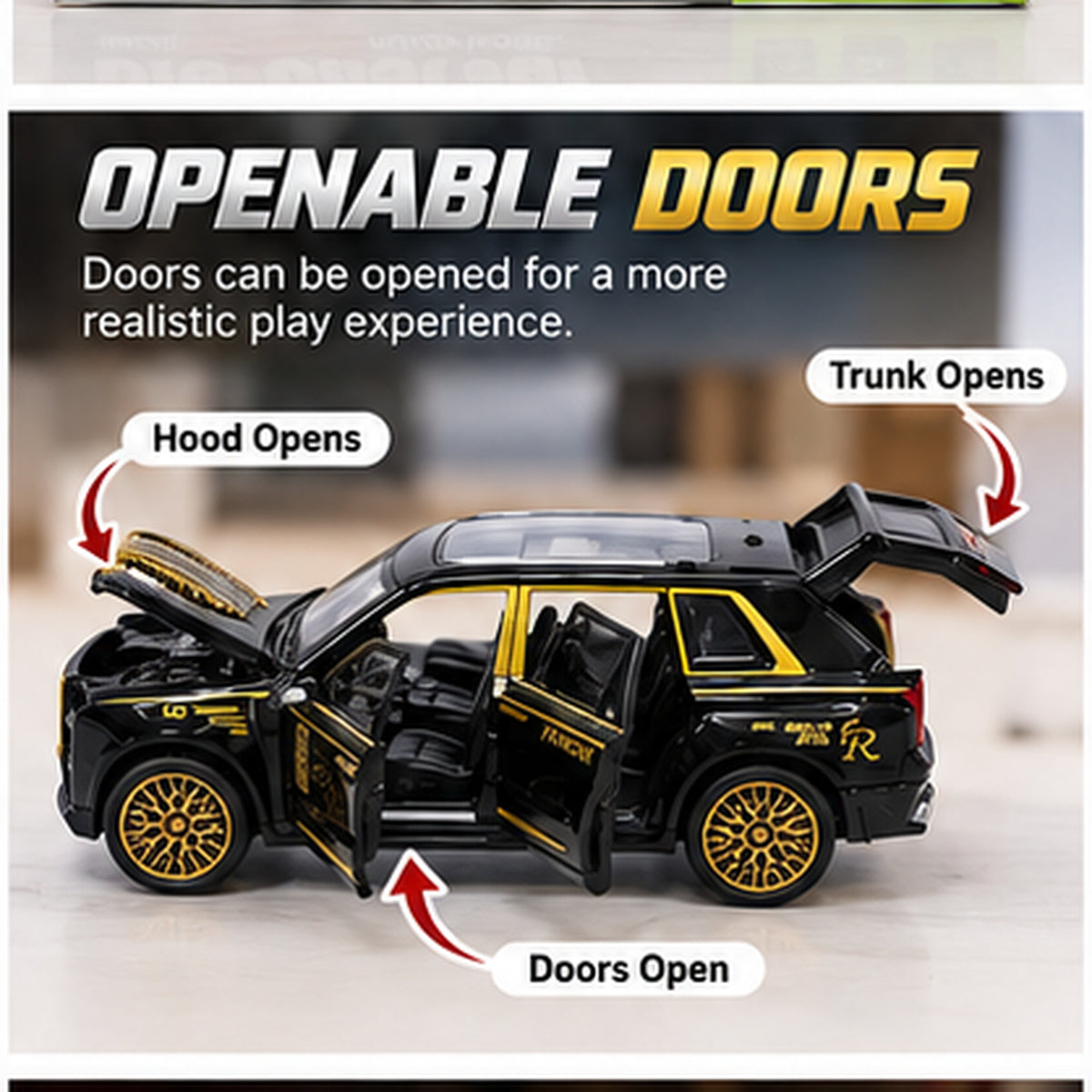 Die-Cast Police SUV Model Car
